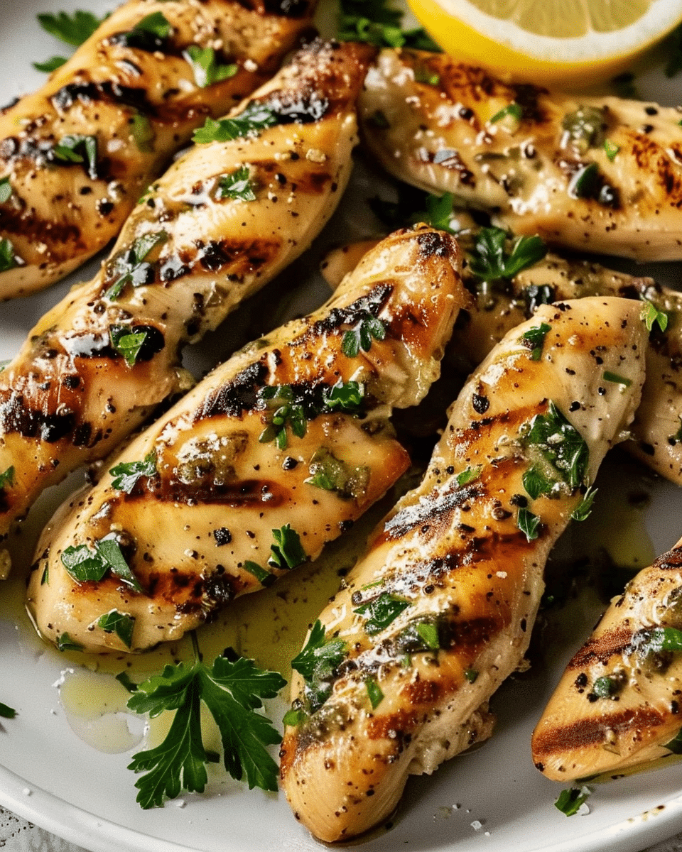 Greek-Style Grilled Chicken Tenders