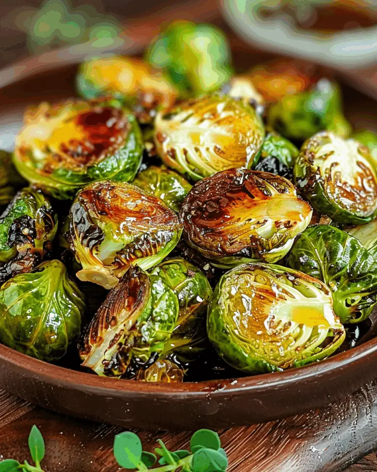 Air Fryer Honey Mustard Brussels Sprouts Delight