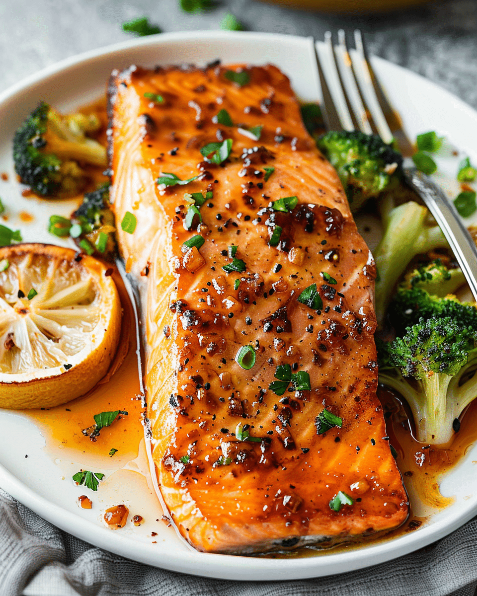 Brown Sugar Soy Sauce Salmon