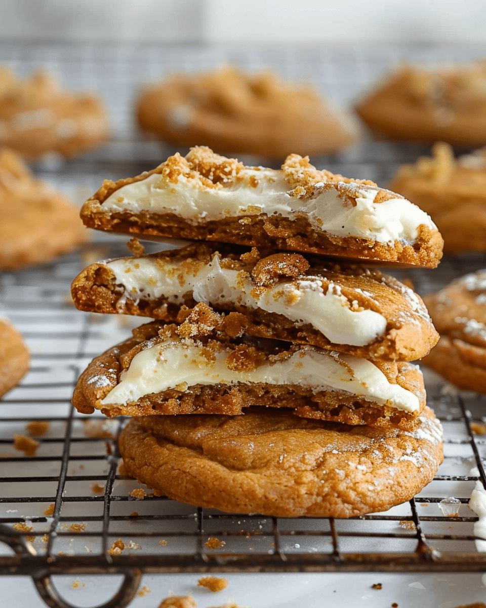 Pumpkin Cheesecake Cookies