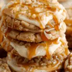 Salted Caramel Cheesecake Cookies