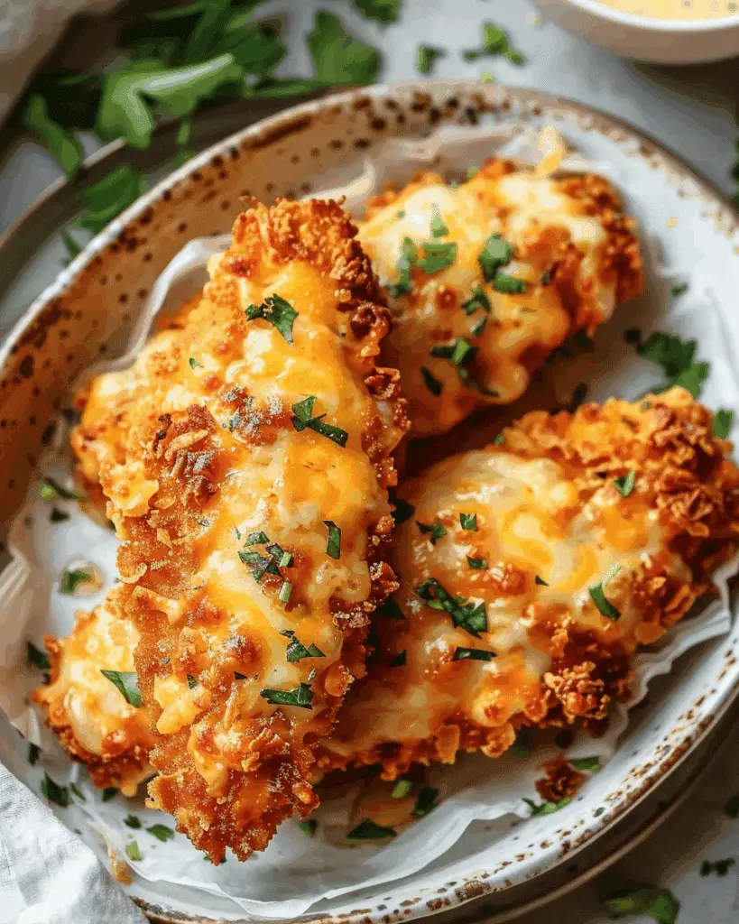 Cheesy Baked Chicken Tenders