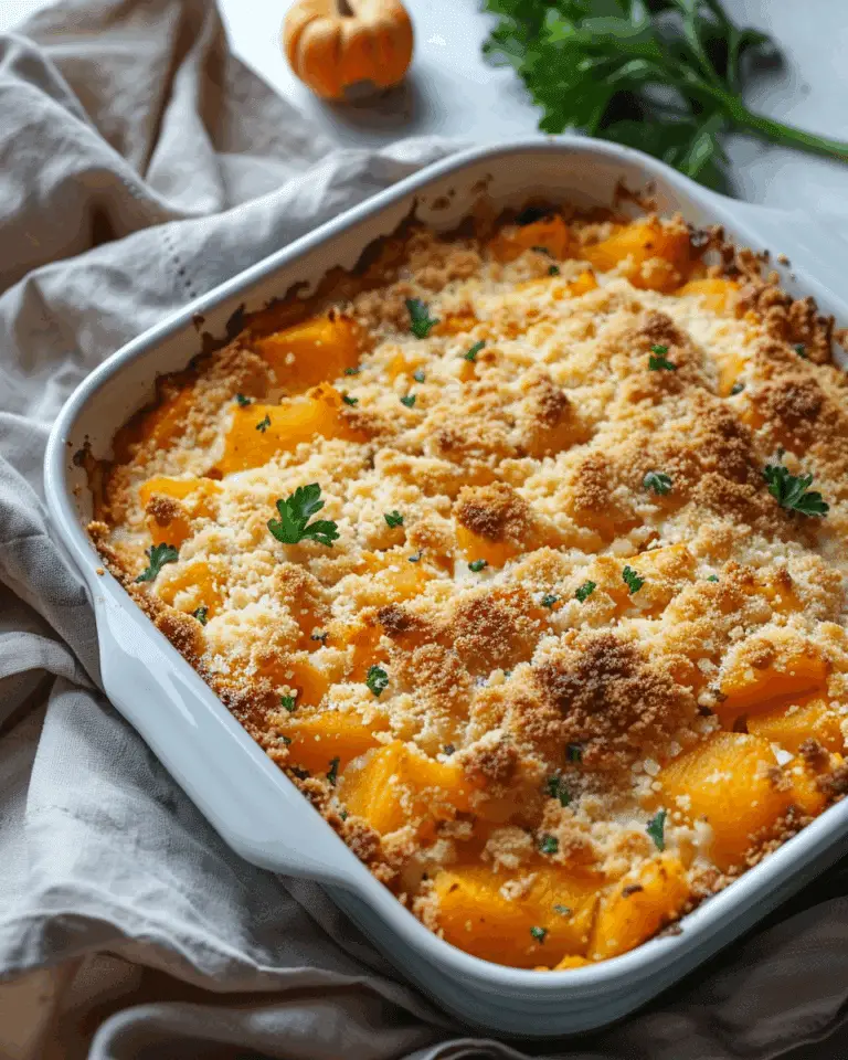 Easy Butternut Squash Casserole Recipe