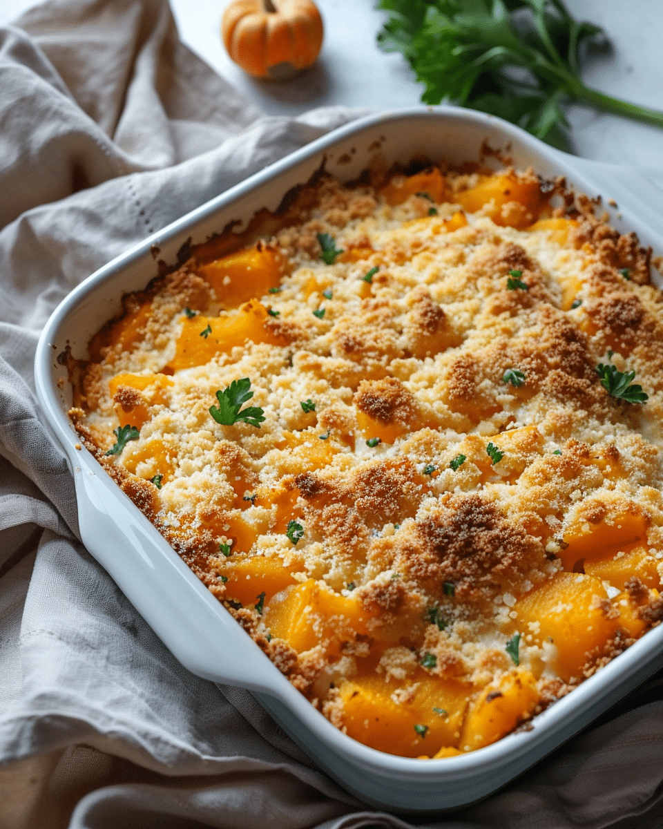 Easy Butternut Squash Casserole Recipe