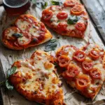 Heart-Shaped Pizzas