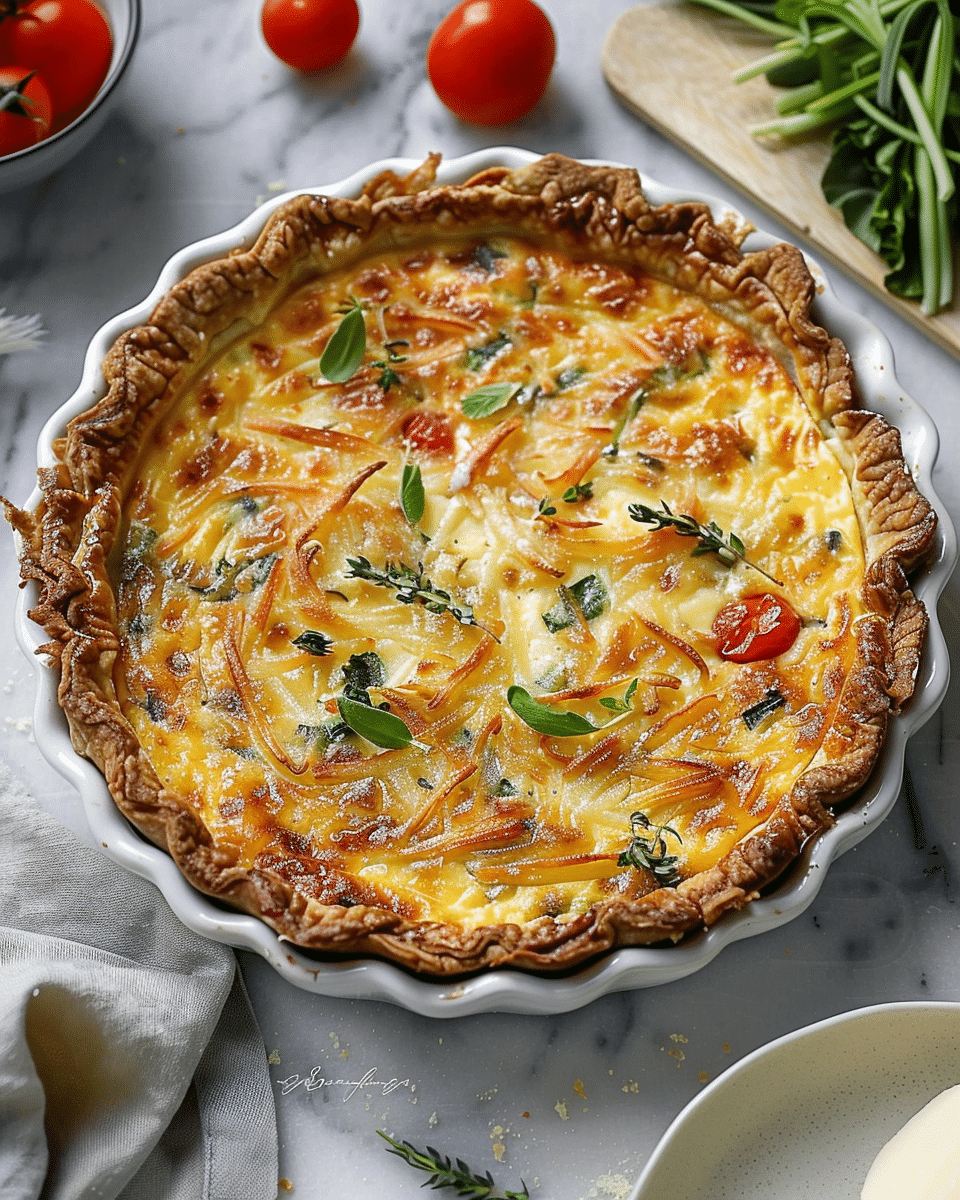 Potato Crust Quiche