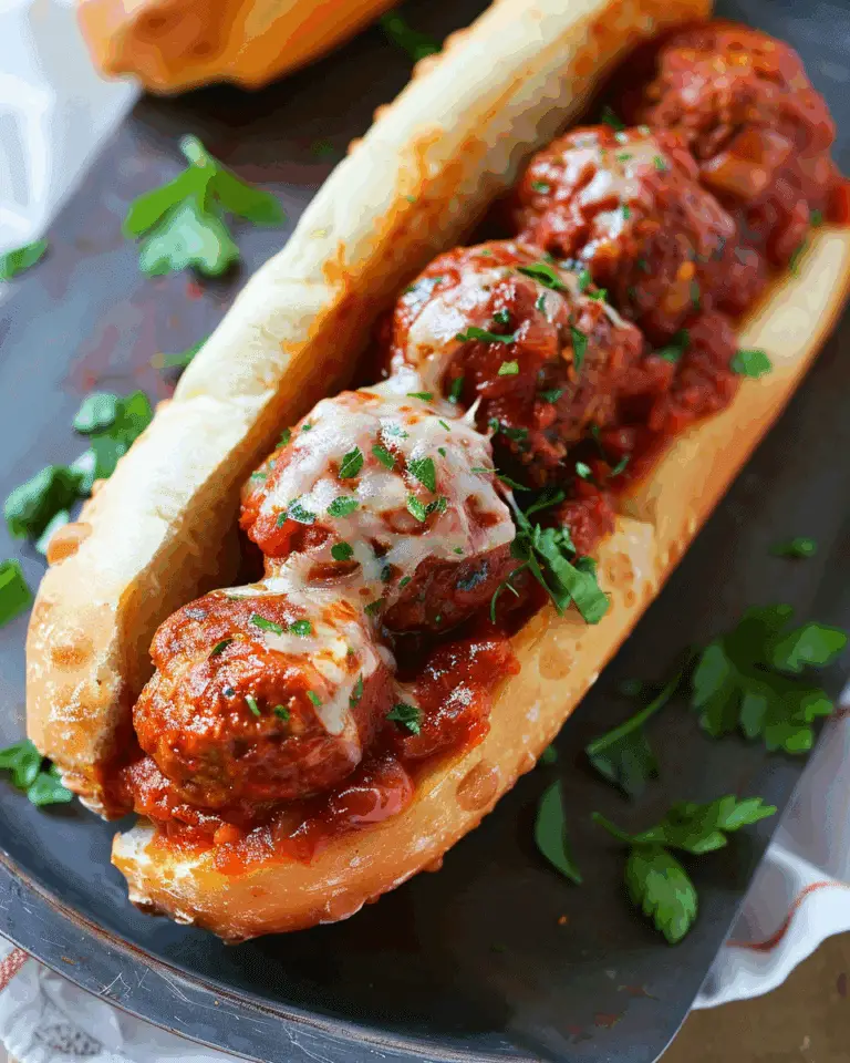 Homemade Meatball Subs
