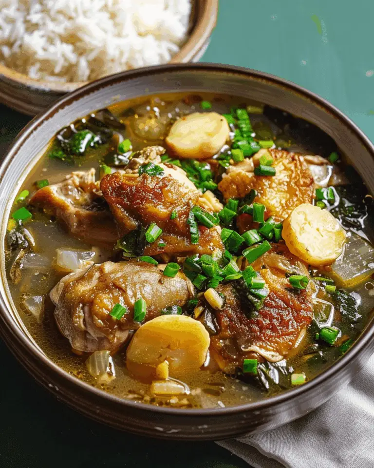Tinolang Manok (Chicken Tinola)