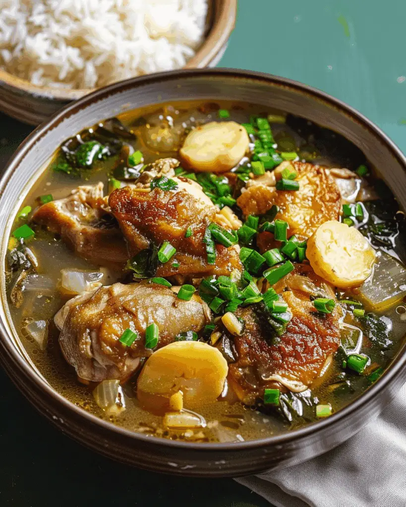 Tinolang Manok (Chicken Tinola)
