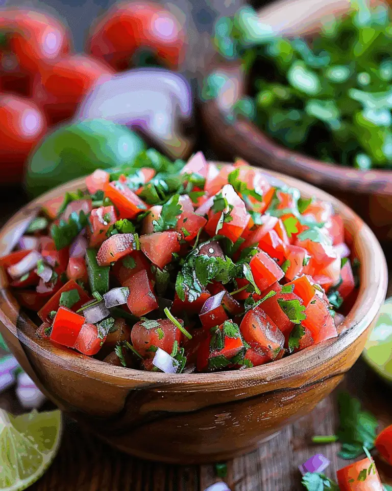 Classic Pico de Gallo Recipe