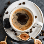English Coffee with Roasted Figs