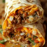 Nacho Cheese Beef Wrap