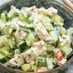 Cold Cucumber Chicken Salad Recipe for Summer