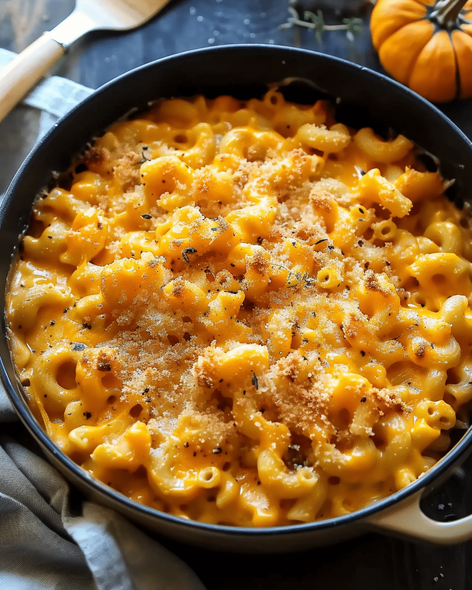 Creamy One Pot Pumpkin Mac and Cheese