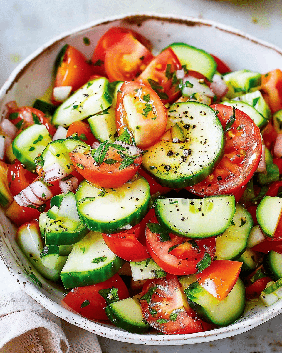 CUCUMBER TOMATO SALAD