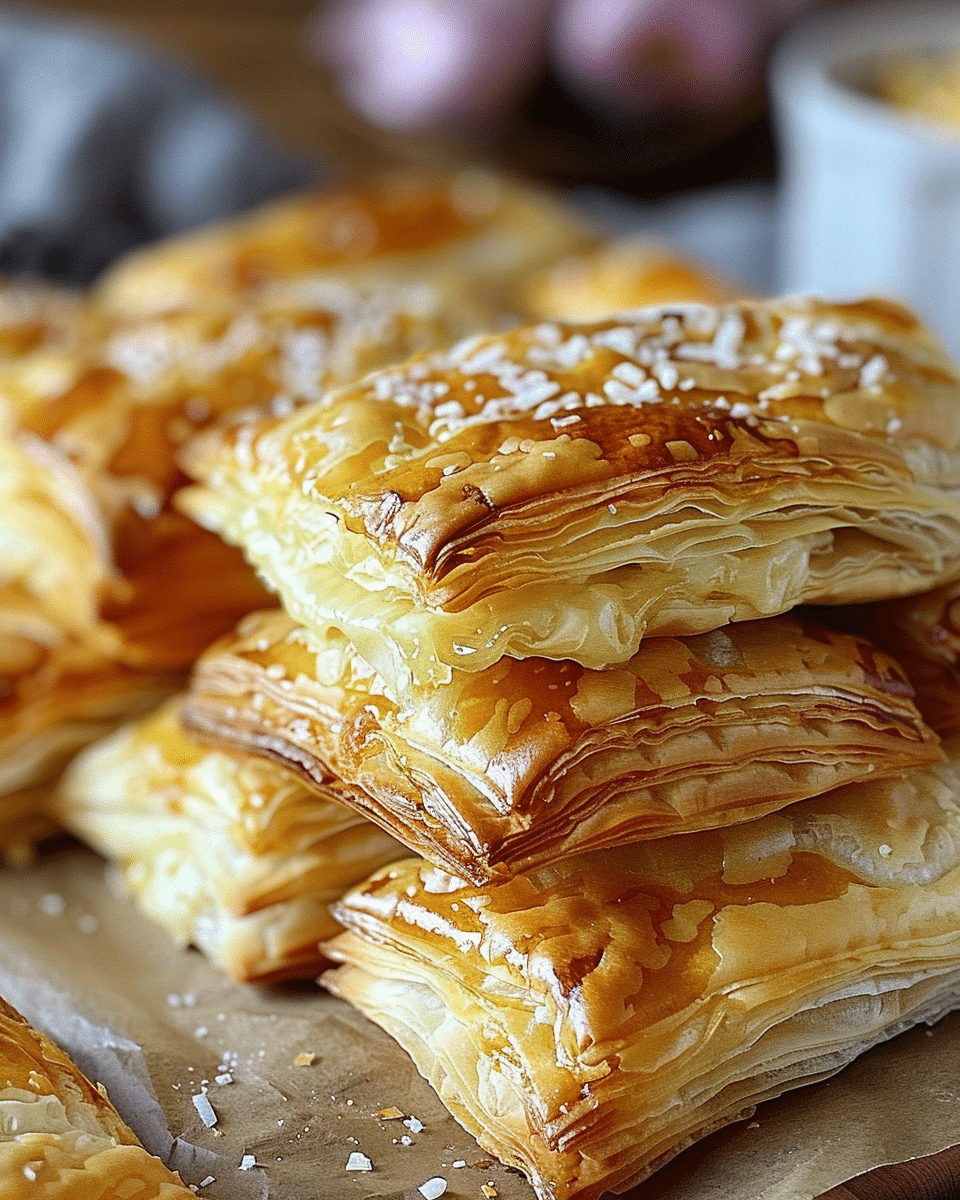 Puff Pastry Filled with Cheese