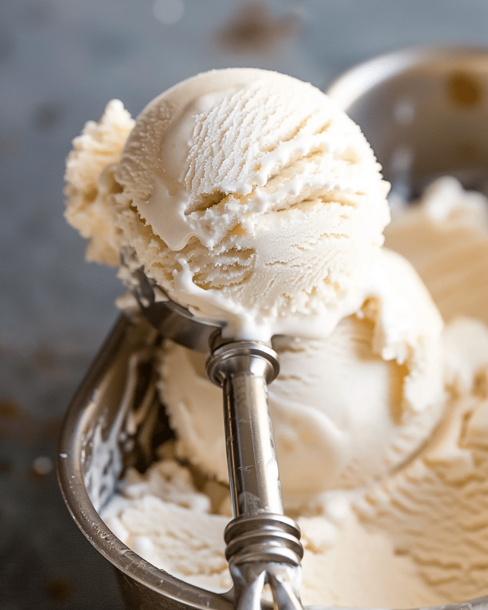 Homemade Vanilla Ice Cream (No Eggs)