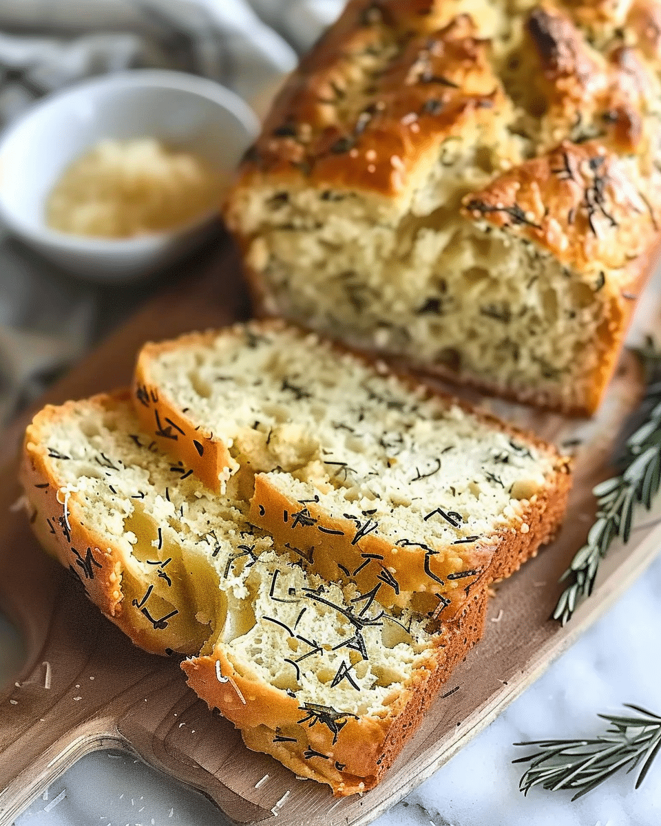Best Parmesan Herb Keto Bread