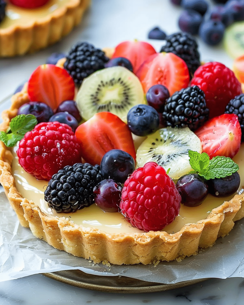 No Bake Fruit Tart