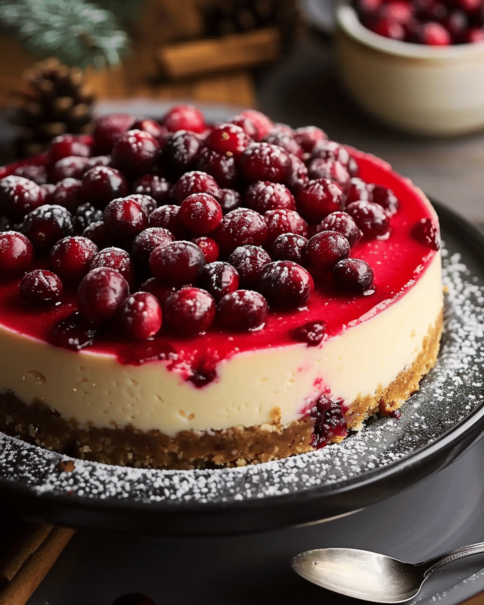 Cranberry Cheesecake