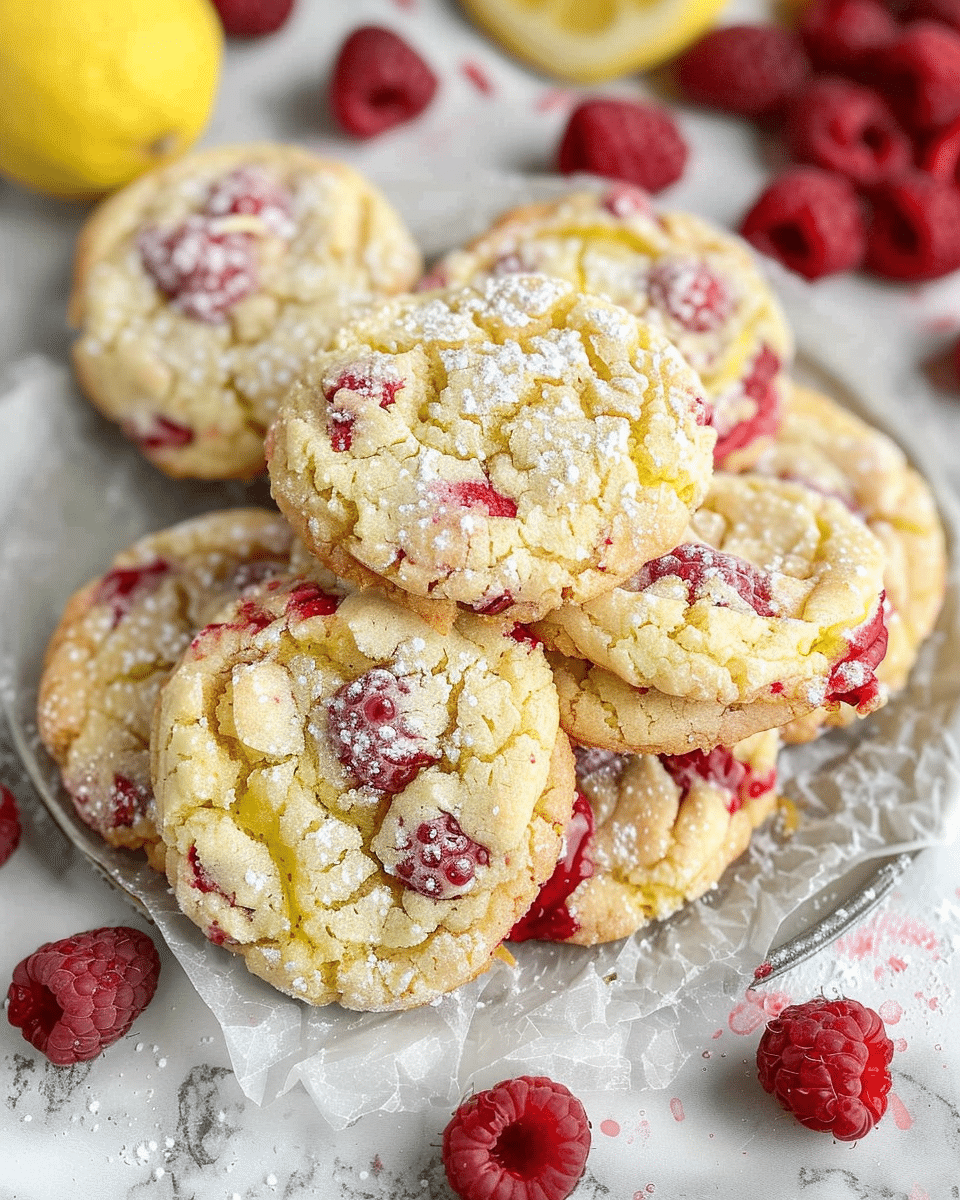 Lemon Raspberry Cookies
