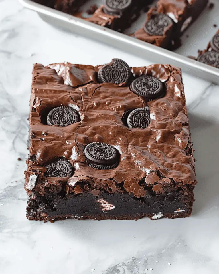 Easy Fudgy Oreo Brownie Recipe