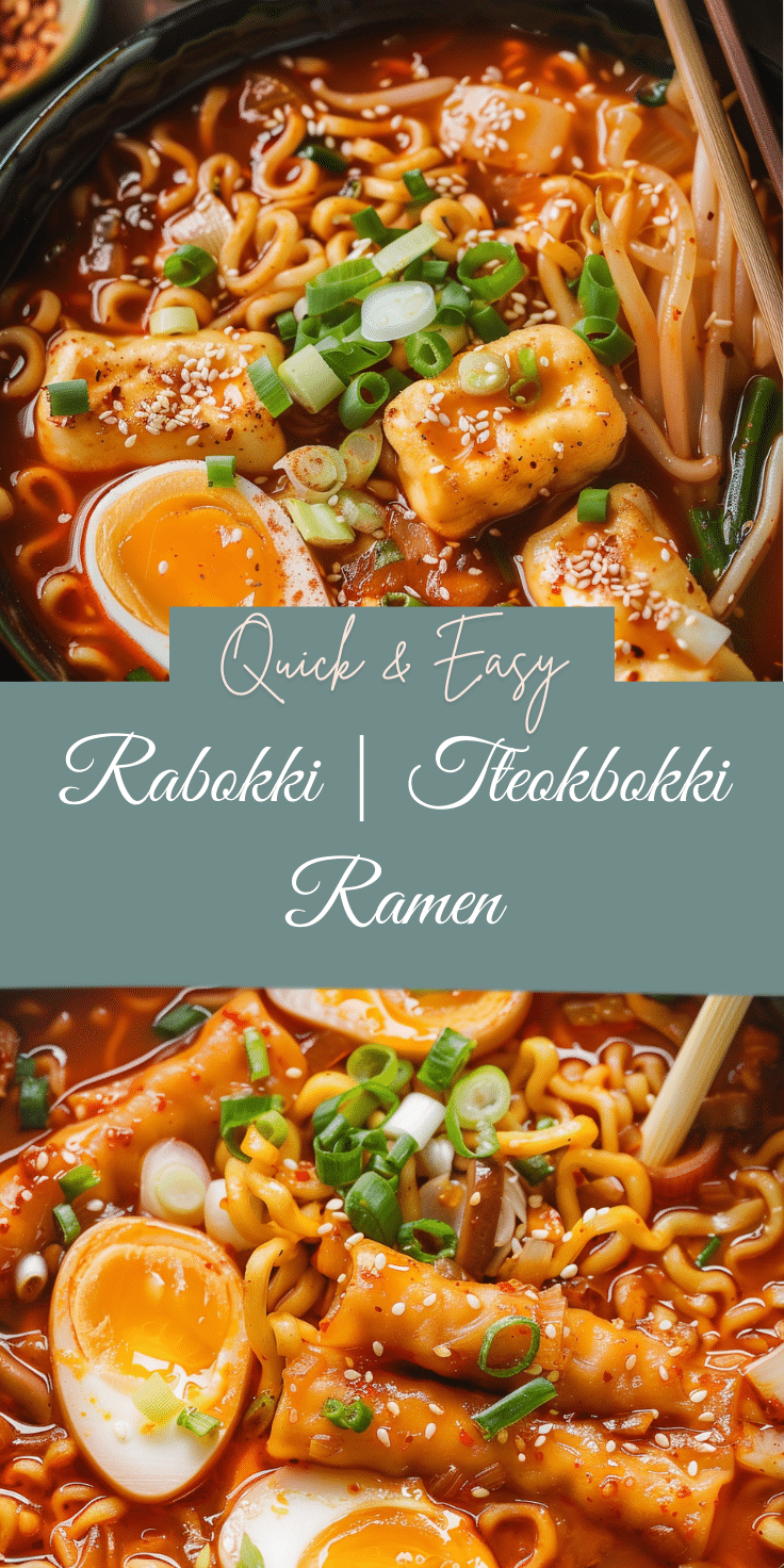 Rabokki | Tteokbokki Ramen | Meal Shine