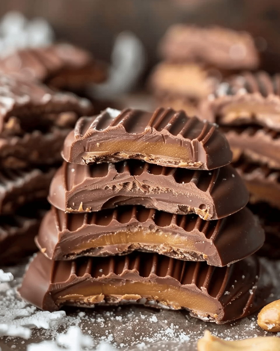 Chocolate Peanut Butter Christmas Trees