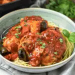 Hearty Crockpot Chicken Cacciatore