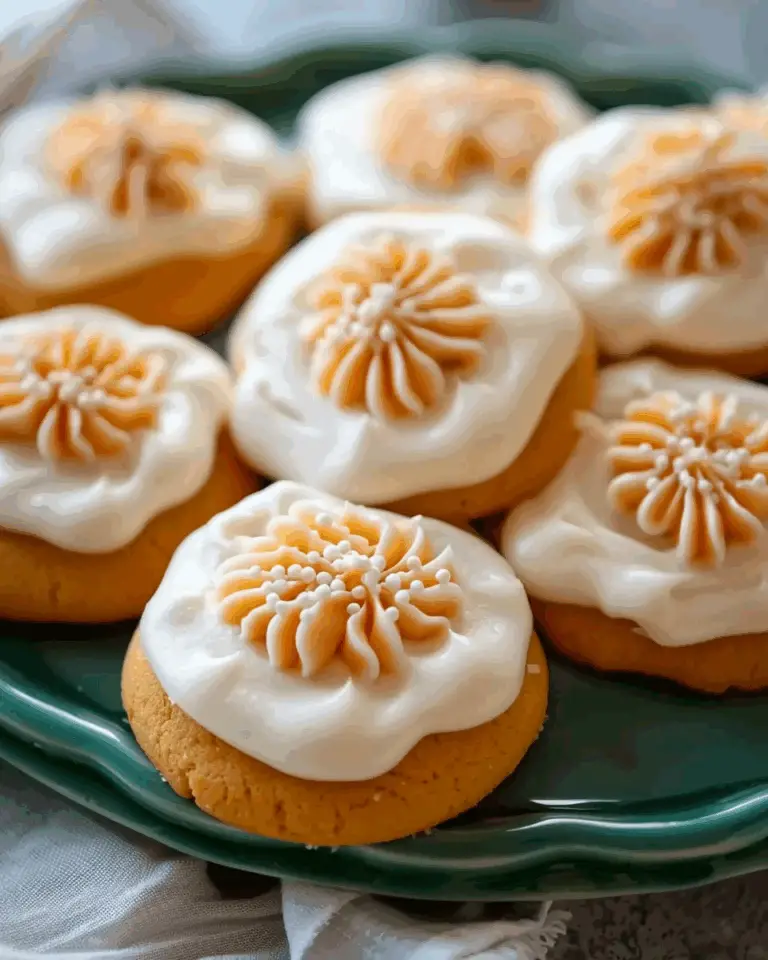 Pumpkin Sugar Cookies with Cream Cheese Frosting