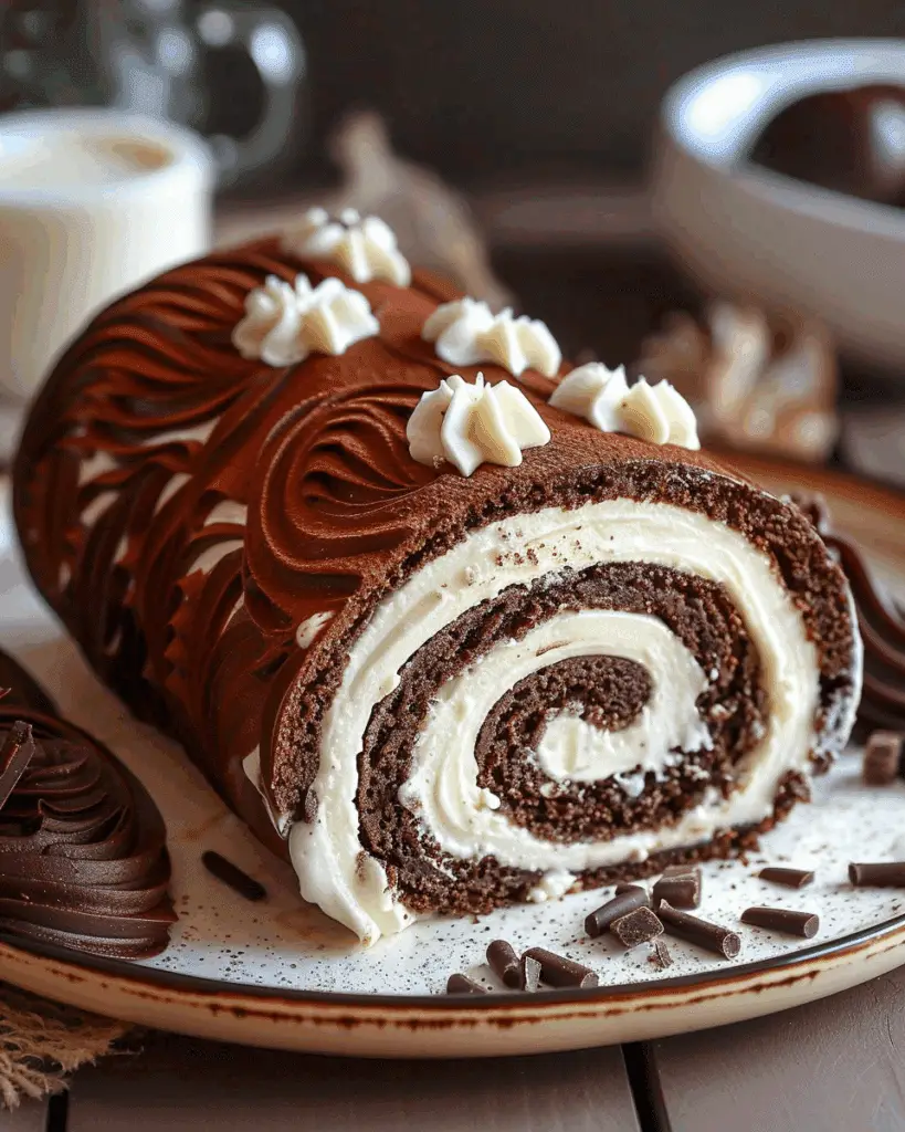 Choco Swiss Roll Delight (Chef Tresh Style)