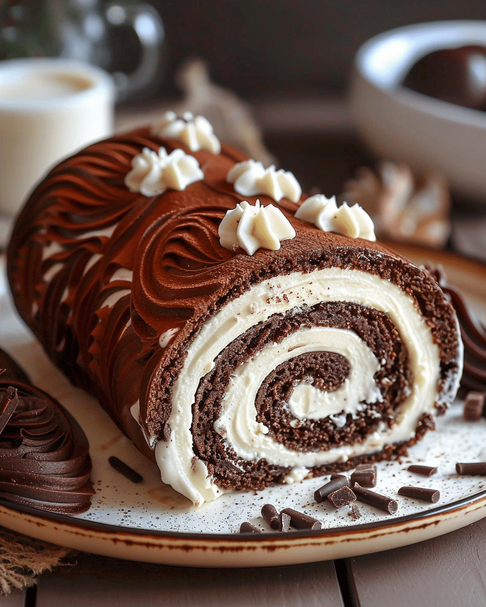 Choco Swiss Roll Delight (Chef Tresh Style)