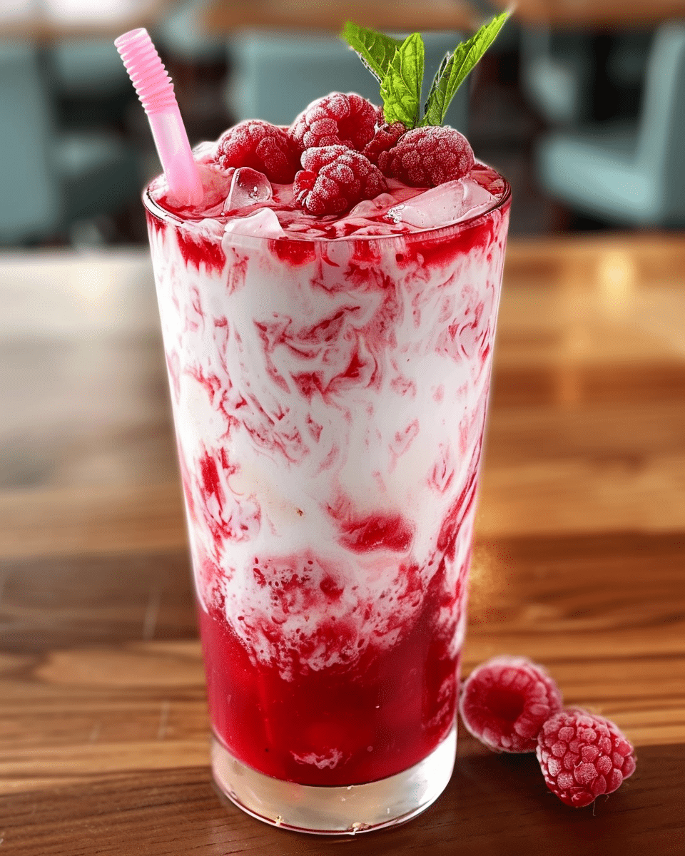 Raspberry Dream Dirty Soda