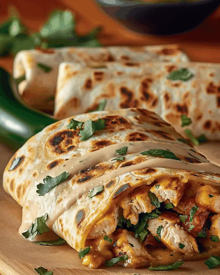 Cheesy Chicken Burritos