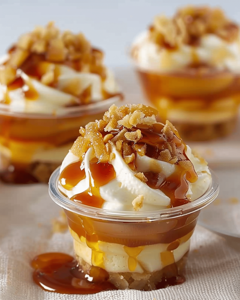 Caramel Apple Dessert Cups