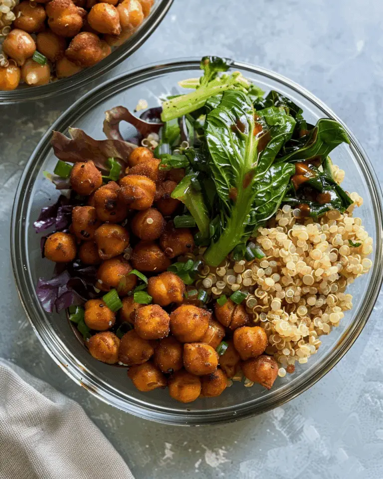 Crispy Chickpea & Quinoa Buddha Bowl