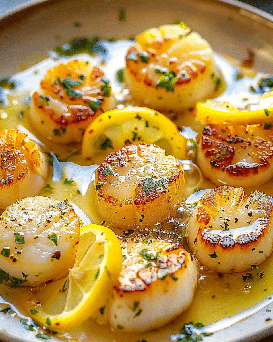Lemon Garlic Butter Scallops