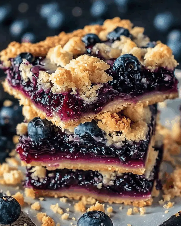 Blueberry Crumble Bars