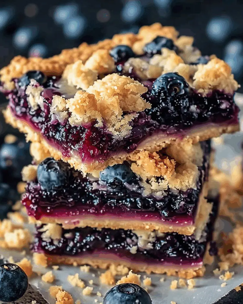 Blueberry Crumble Bars