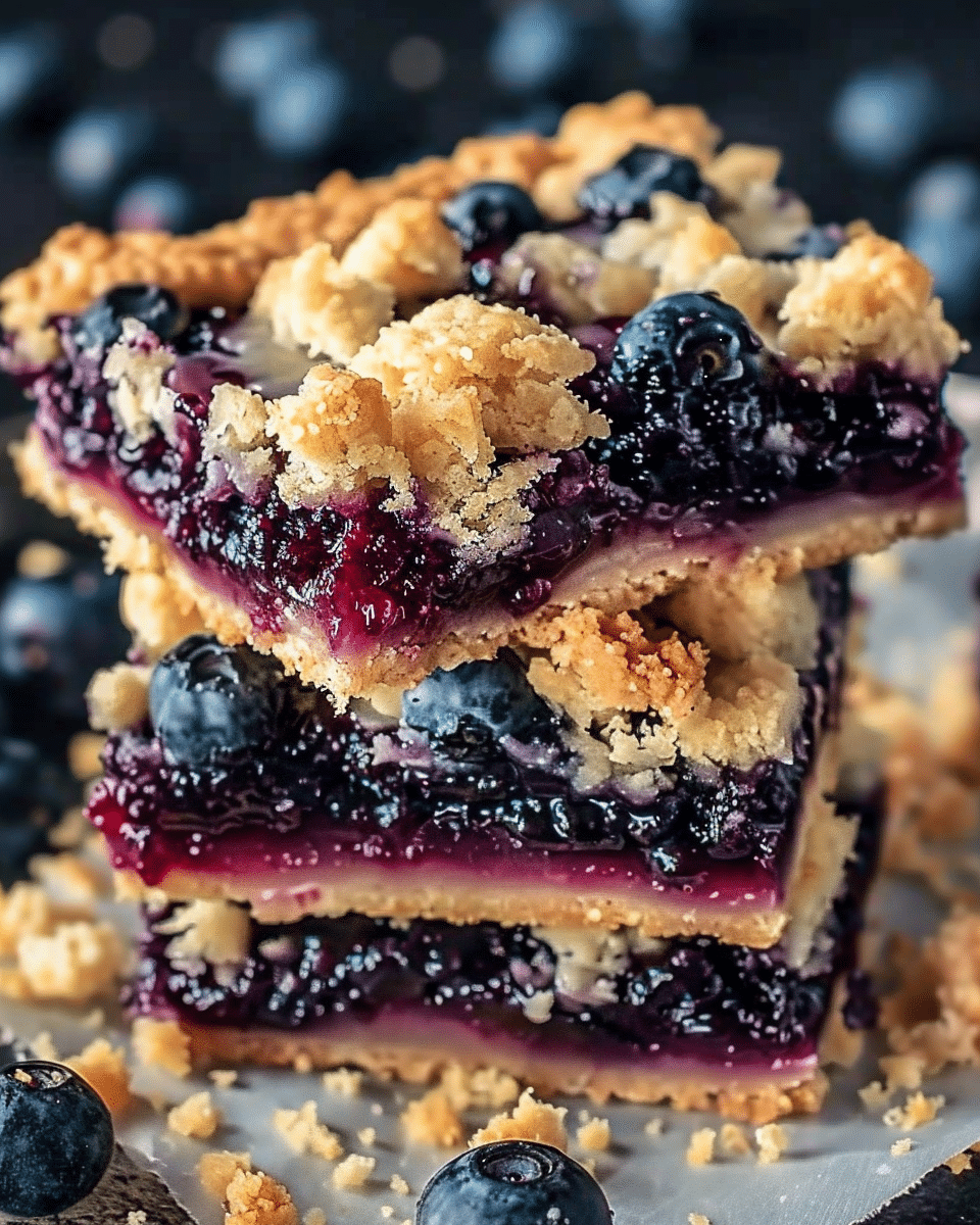 Blueberry Crumble Bars