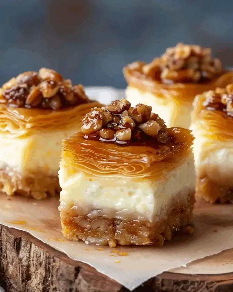 Mini Baklava Cheesecakes