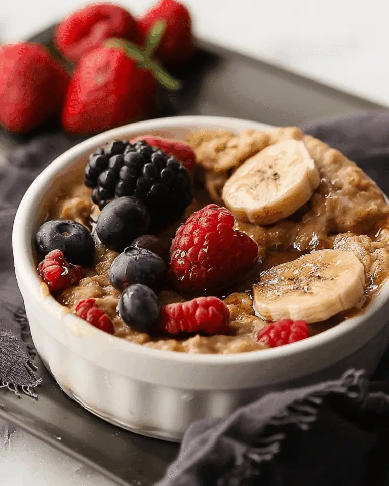 Baked Oats Without Banana (For One!)