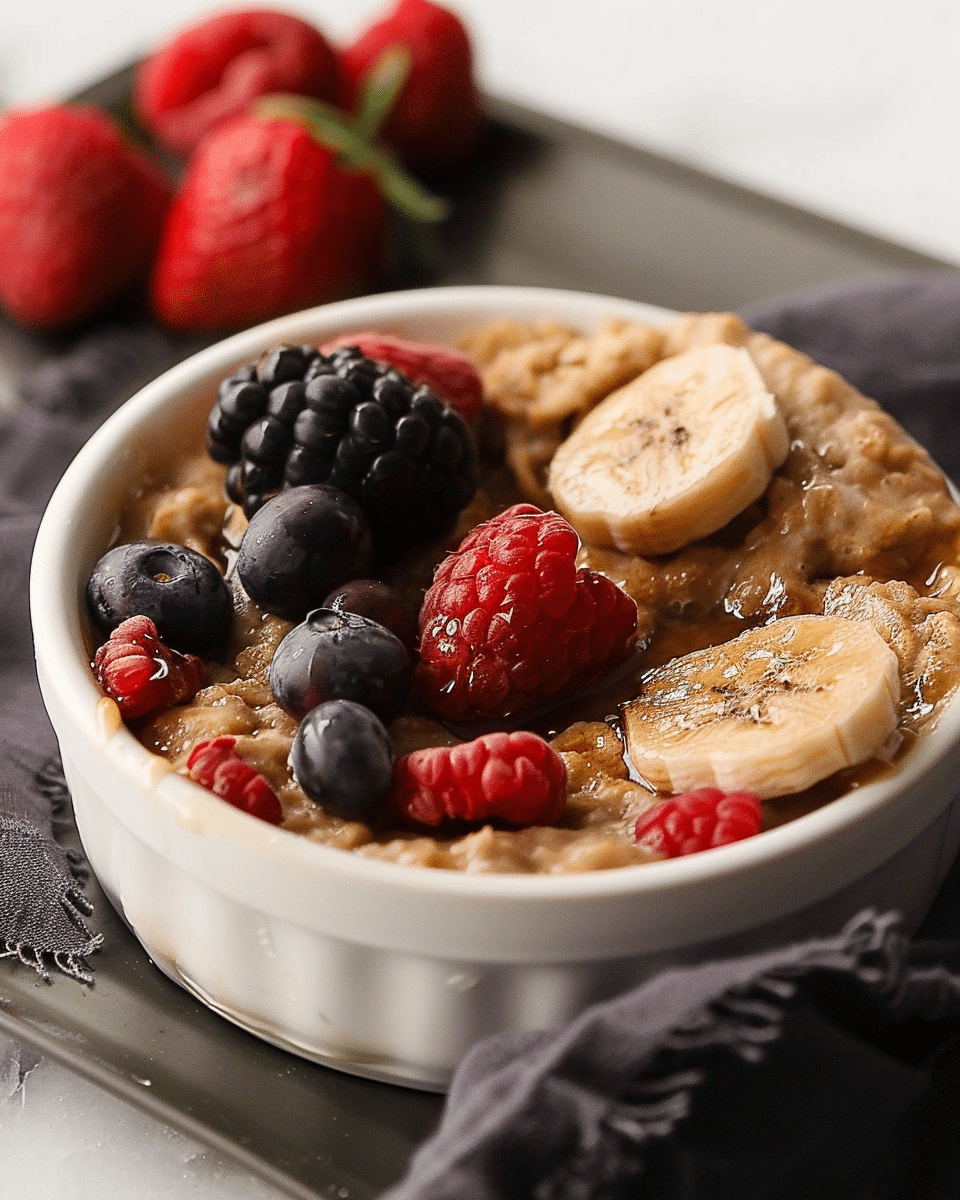 Baked Oats Without Banana (For One!)