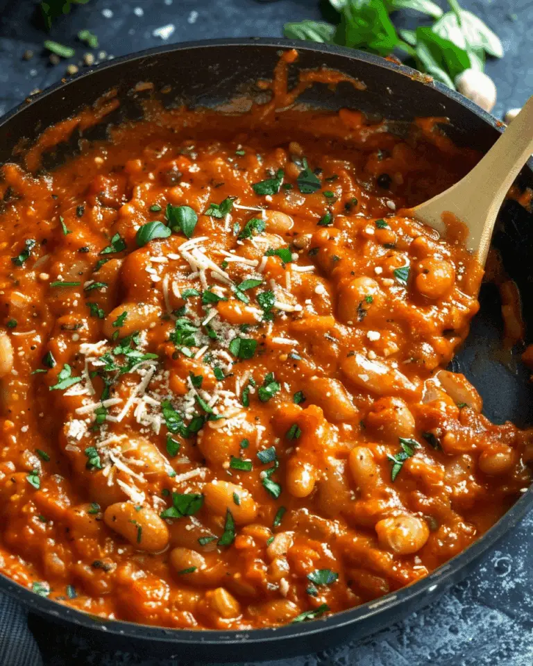 Creamy Tomato Butter Beans
