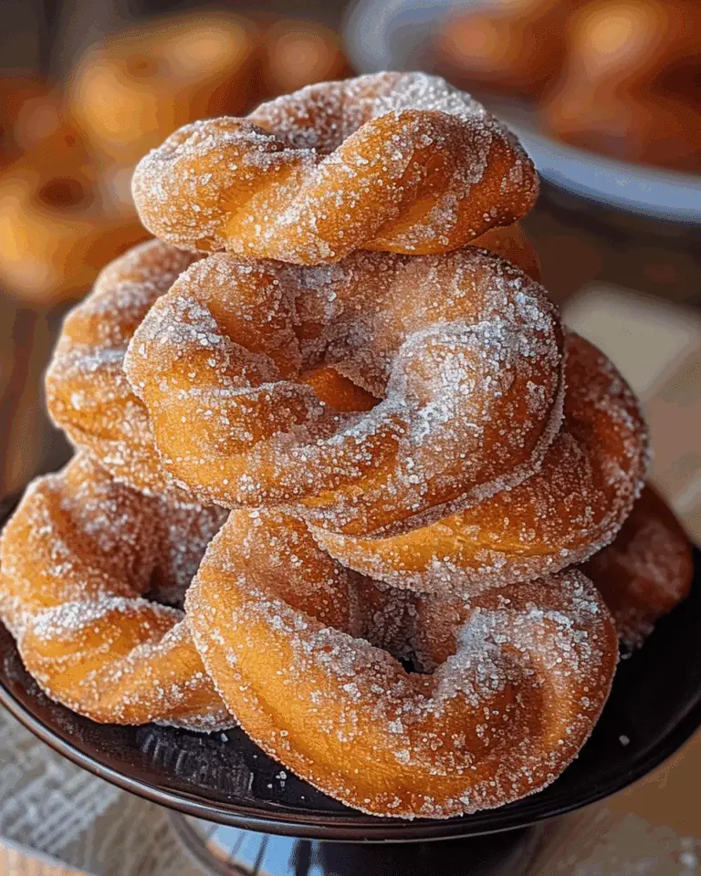 Cinnamon Sugar Twisted Donuts