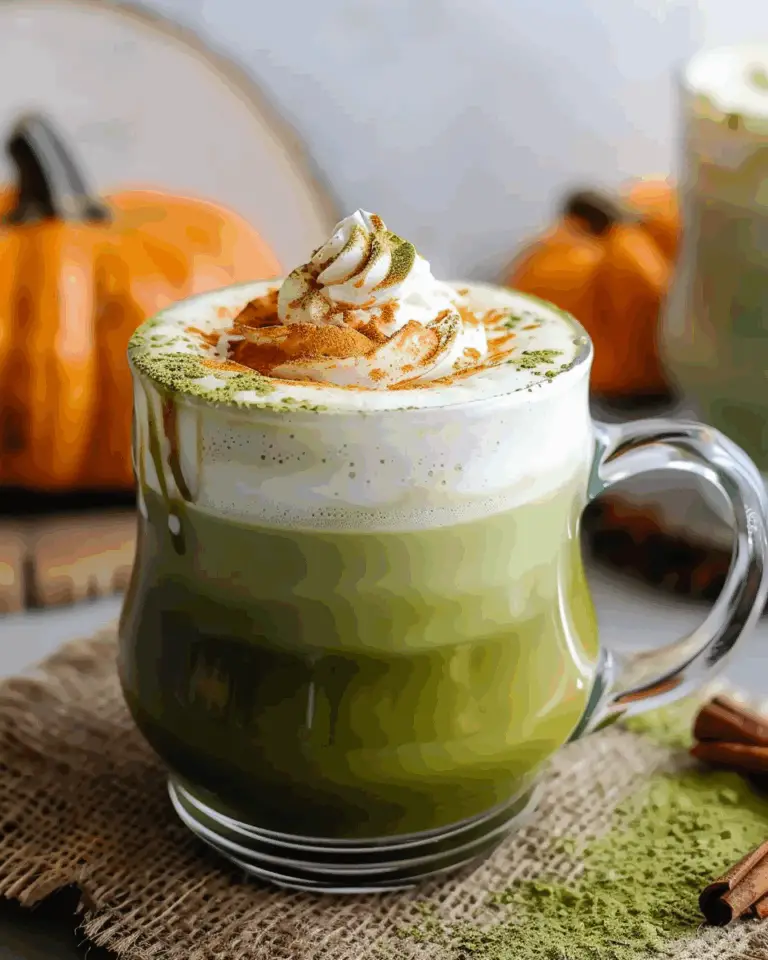 Pumpkin Matcha Latte