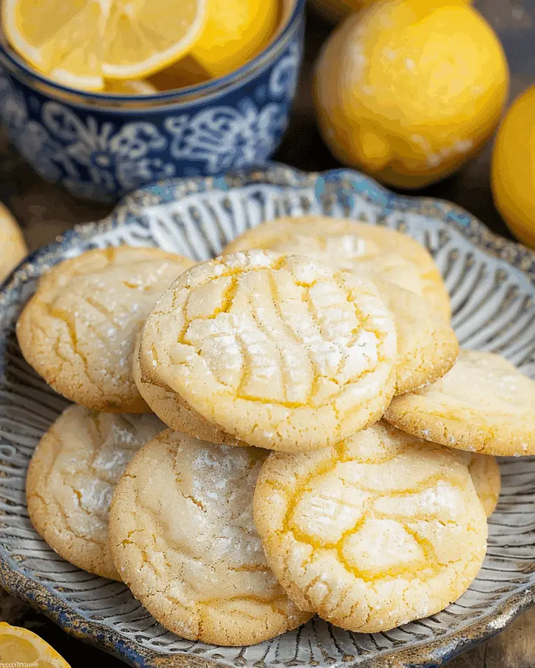 Soft & Chewy Lemon Cookies