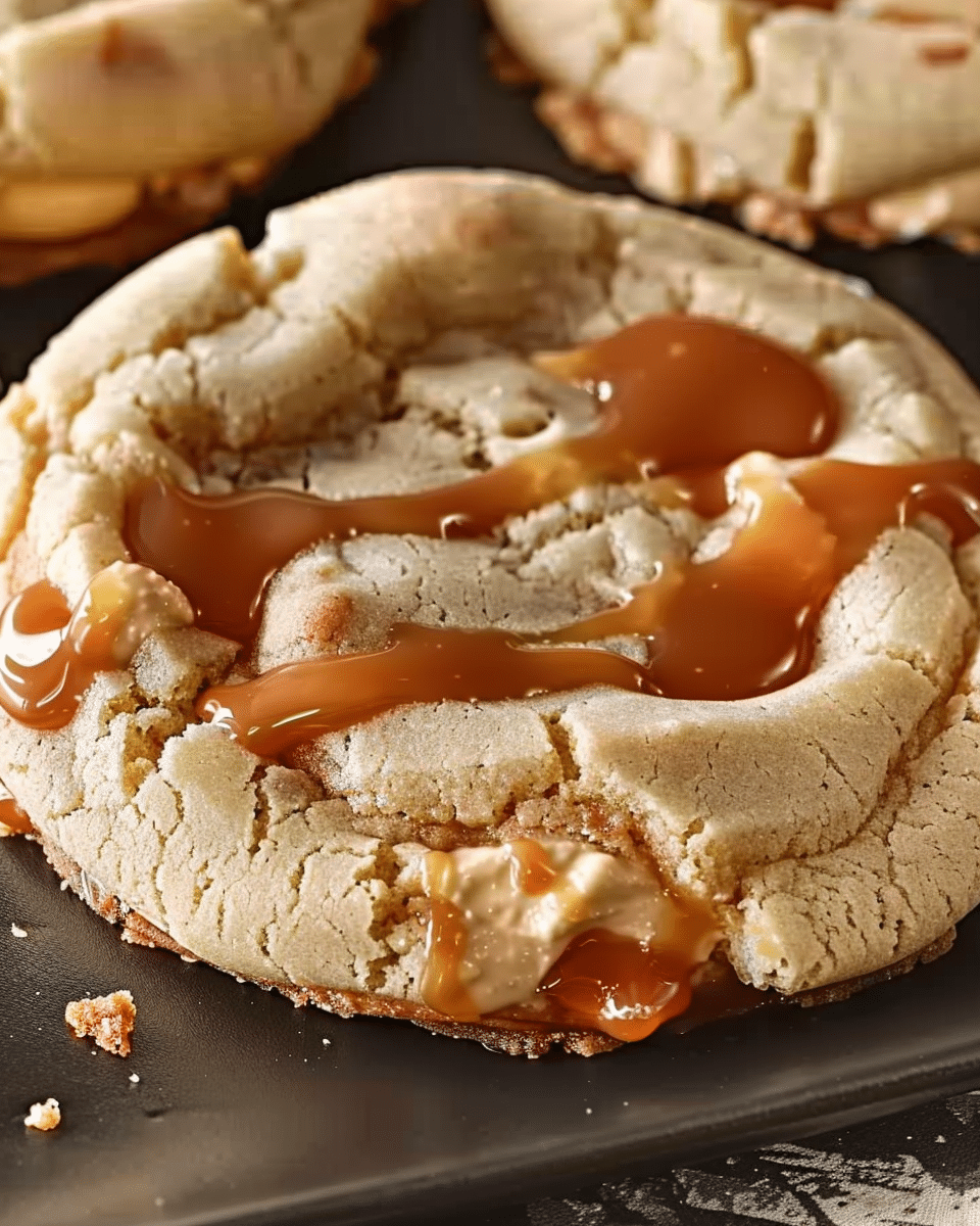 Caramel Cheesecake Cookies