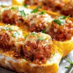 Garlic Bread Meatball Bombs