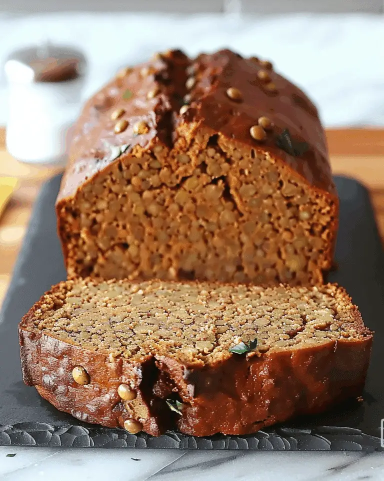 Hearty & Wholesome Vegan Lentil Loaf Recipe You’ll Make on Repeat